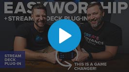 Thumbnail preview of EasyWorship and Stream Deck video