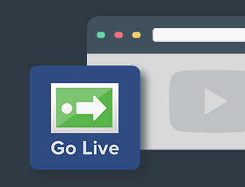 Go Live Button For Web Content - in EasyWorship highlighted